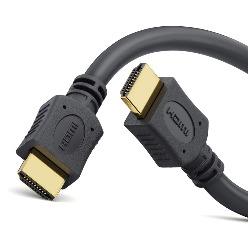 conecto HDMI cable HIGH Speed with Ethernet (gold-plated plugs, 4K, Ultra-HD, Full HD 1080p, 3D) 1.5m black