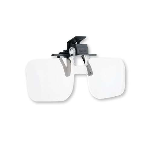 Carson Clip and Flip Hands-Free 2x (+4.00) Magnifying Lenses 2x magnification Single