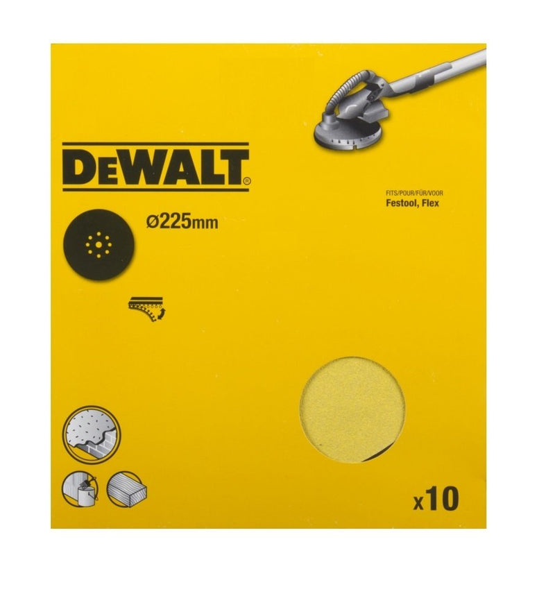 DeWalt DT3169-QZ grinding disc 225mm K80 9-L (10 pcs)