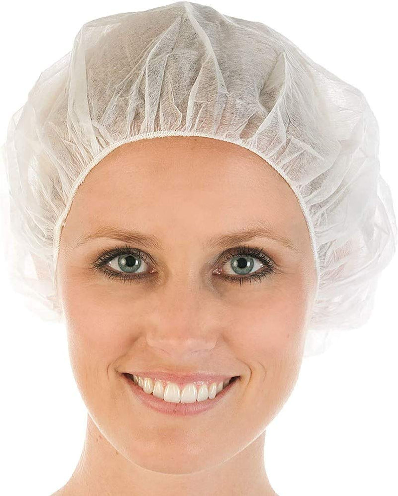 Efalock Professional beret cap, white, pack of 1 (1x 100 pieces)