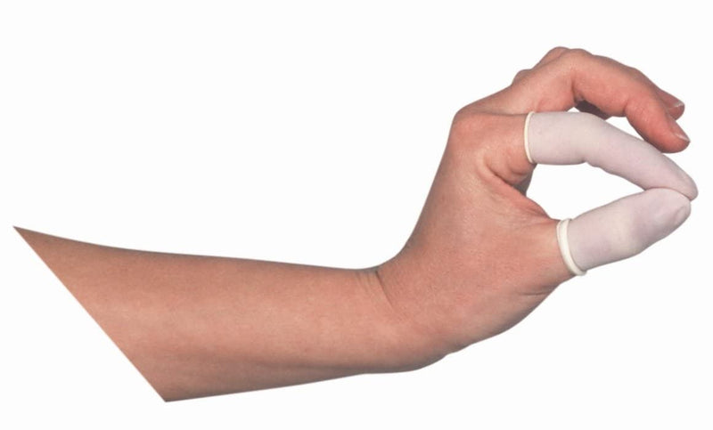 Latex finger cots - size M/3-100 pieces
