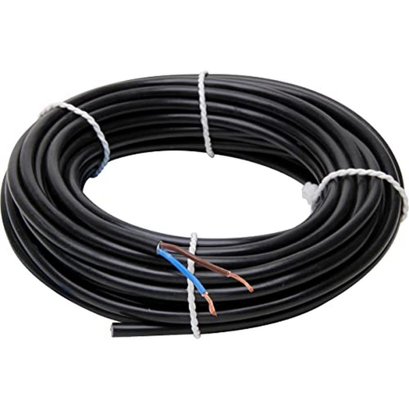 Kopp 152210845 hose line H03 VV-F, 2 x 0.75 mm², 10 m, black single