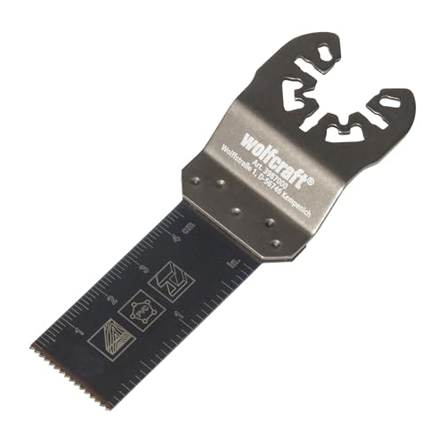 wolfcraft Plunge Saw Blade "PRO" BiM, Universal Attachment for Vibration Saw, 3987000, for Wood with Nails, Non-ferrous Metals 22 mm