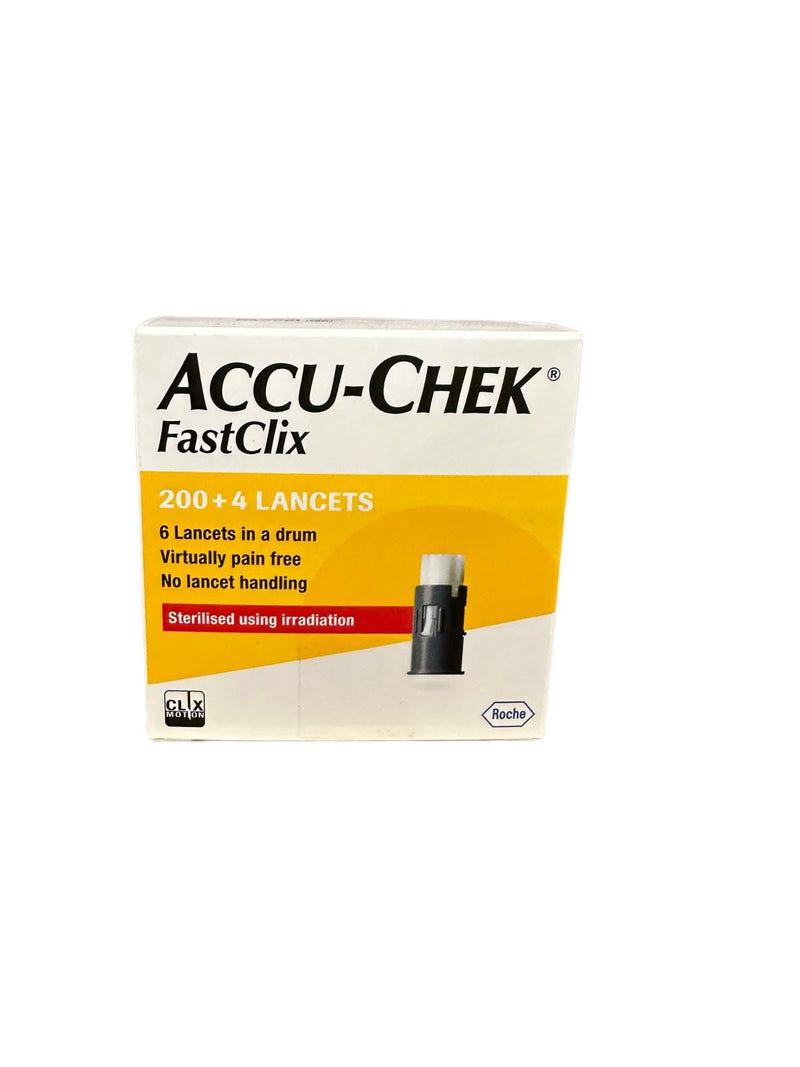 ACCU-CHEK FASTCLIX 200 PLUS 4 LANCETS - 200