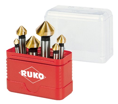Ruko A102156T cone and deburring countersink set Tin
