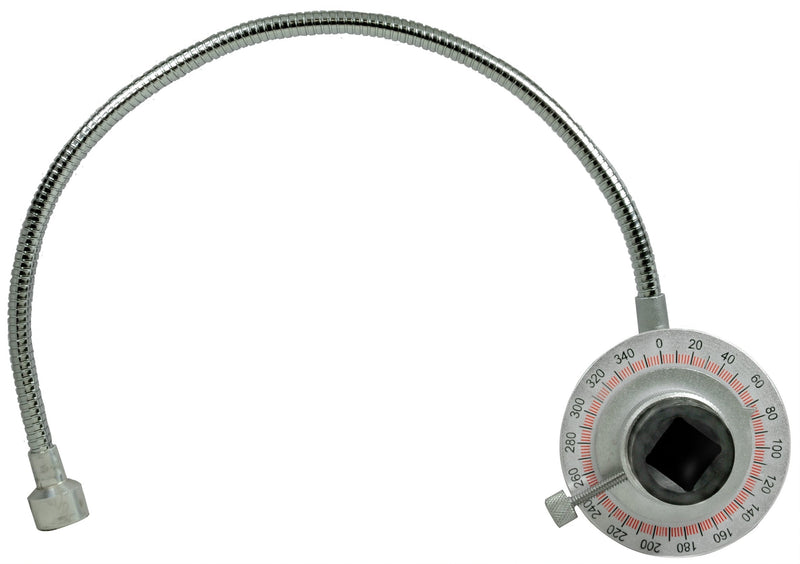 SW-Stahl 03916L rotation angle measuring device 1/2 inch I flexible magnetic base I measuring range 0° - 360° I drive square: 12.5 mm 1/2 inch