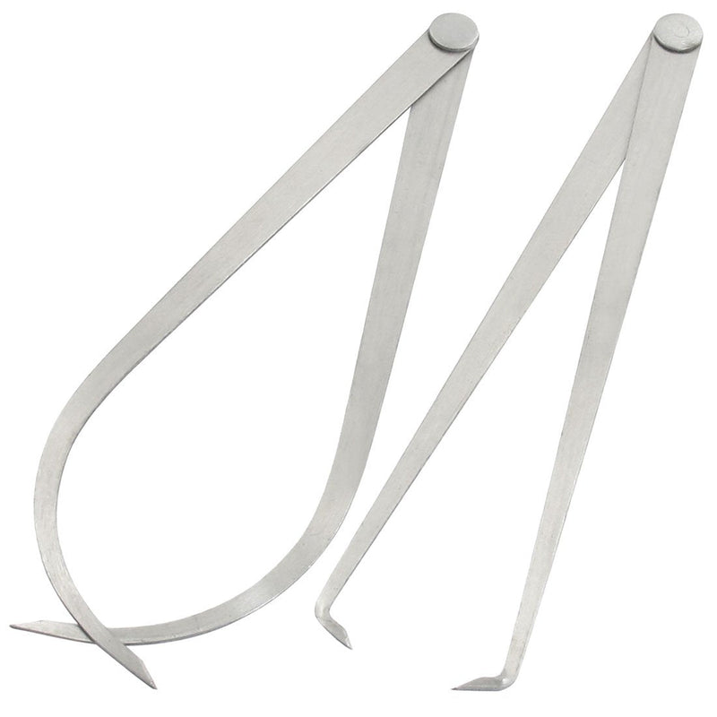 25cm Length Metal Firm Friction Joint Outside Inside Vernier Caliper Tool Pack of 2