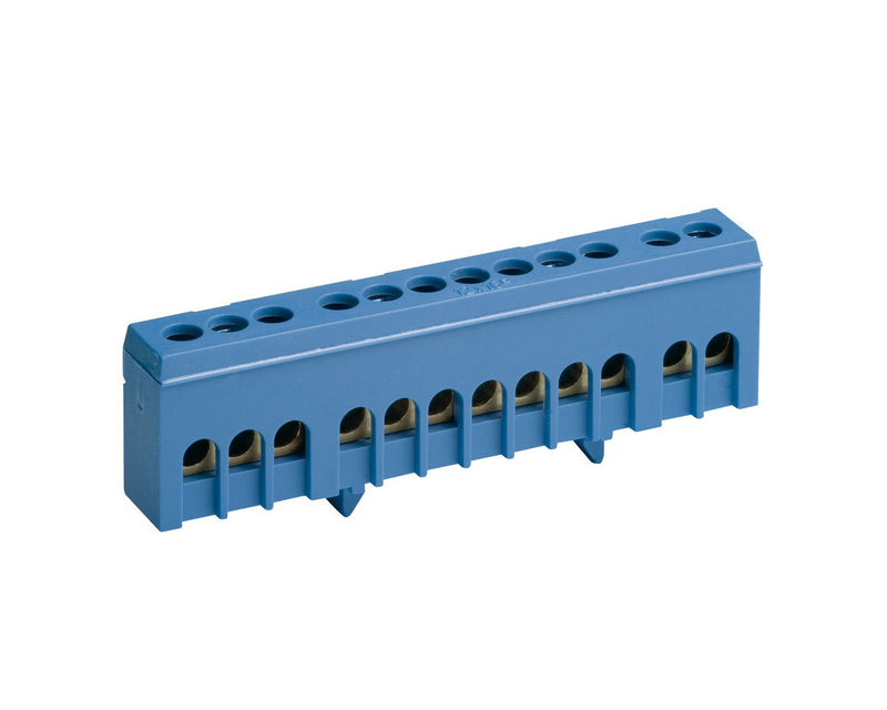 REV Ritter 0518792777 neutral conductor terminal, 12-pin, 16 mm², blue