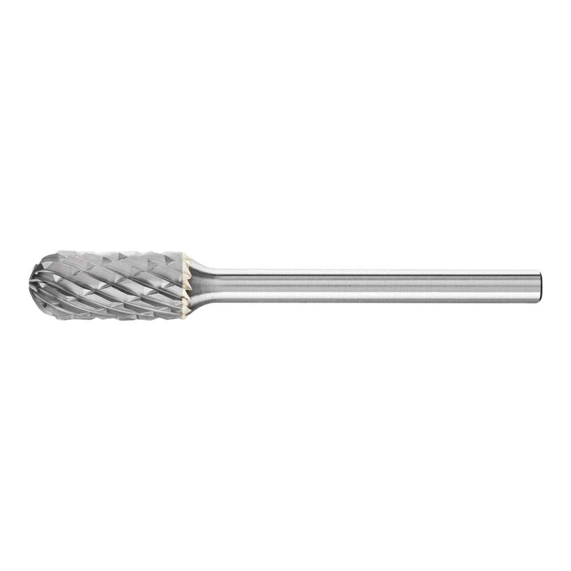 PFERD HM burr, round roller shape WRC, cut 3 PLUS, burr ø 6mm, shank ø 3mm, length 43mm, 21205283 - for universal applications on the most important industrially used materials HM burr ø 6mm