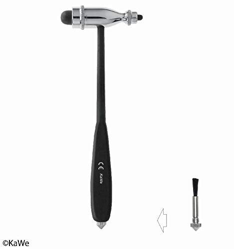 Reflex hammer according to Trömner, heavy, with brush, without needle