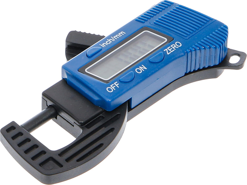 BGS Digital Outside Micrometer, 0 – 13 Mm (1), 8675 | Resolution 0.01 mm, for brake disc thickness, spring mechanism with opening lever 0 - 13 mm