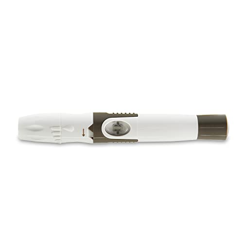 GlucoCheck Lancing Device - Comfortable, Hygienic Blood Collection for Self Control - Compatible with All Universal Lancets 1 piece (pack of 1)