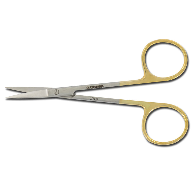 Gima - Iris scissors, straight, 11.5 cm, with strong tips that ensure surgeons high precision, 26526
