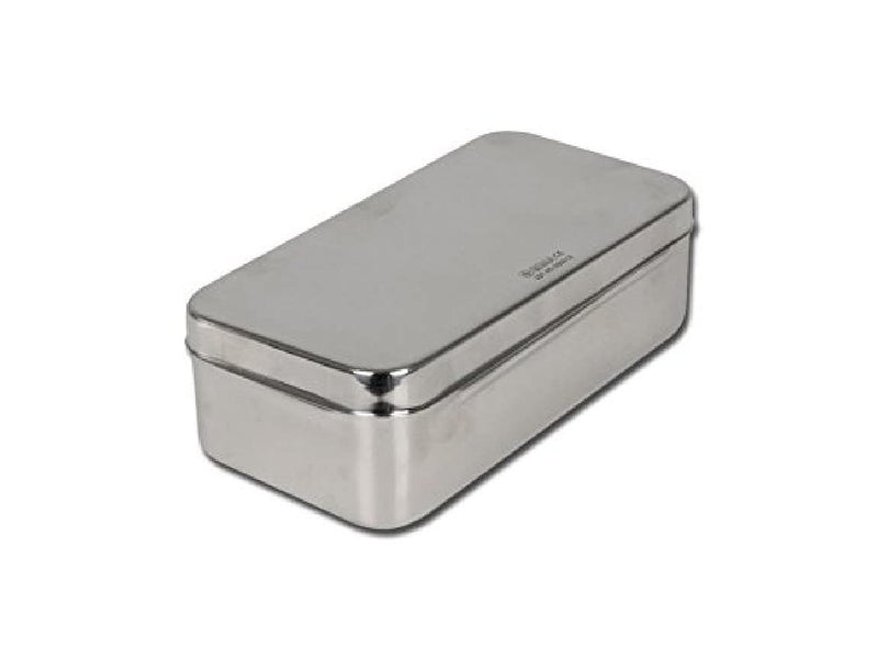 GIMA 5868 stainless steel box, 20 cm x 10 cm x 6 cm