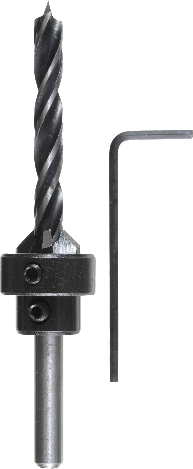 kwb wood twist drill Ø 3 mm with countersink and depth stop (CV steel, individually adjustable) wood drill + countersink individually