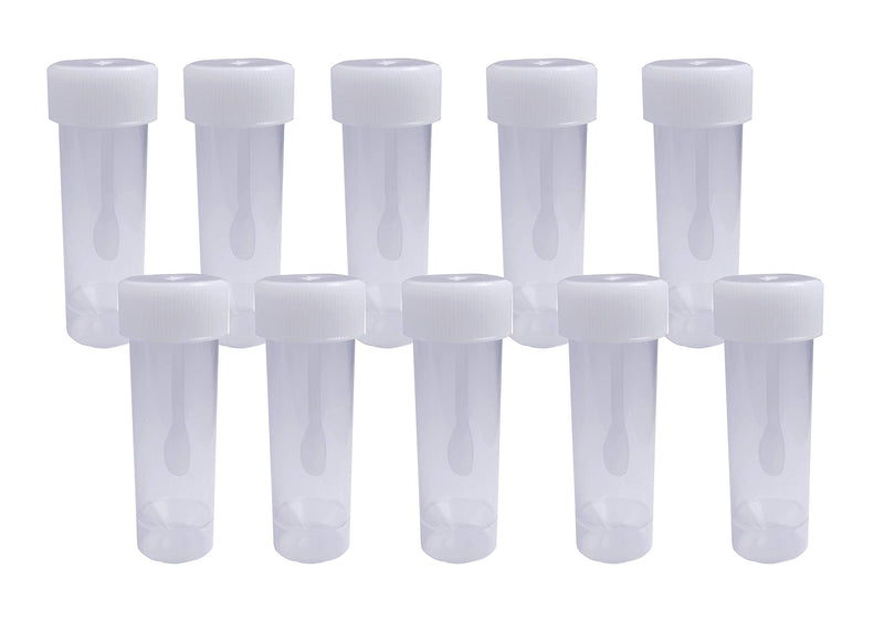 Medi-Inn stool tubes examination tubes stool samples feces tubes feces samples (10 pieces) 10
