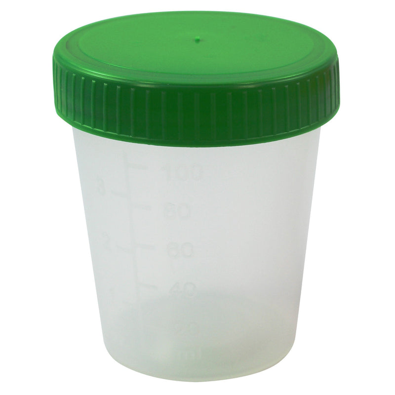 AMPRI 10 urine sample cups with lids 125 ml
