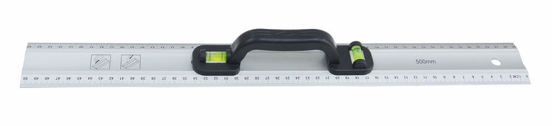 Werkzeyt aluminum ruler, 500 mm, 2 levels, B26350