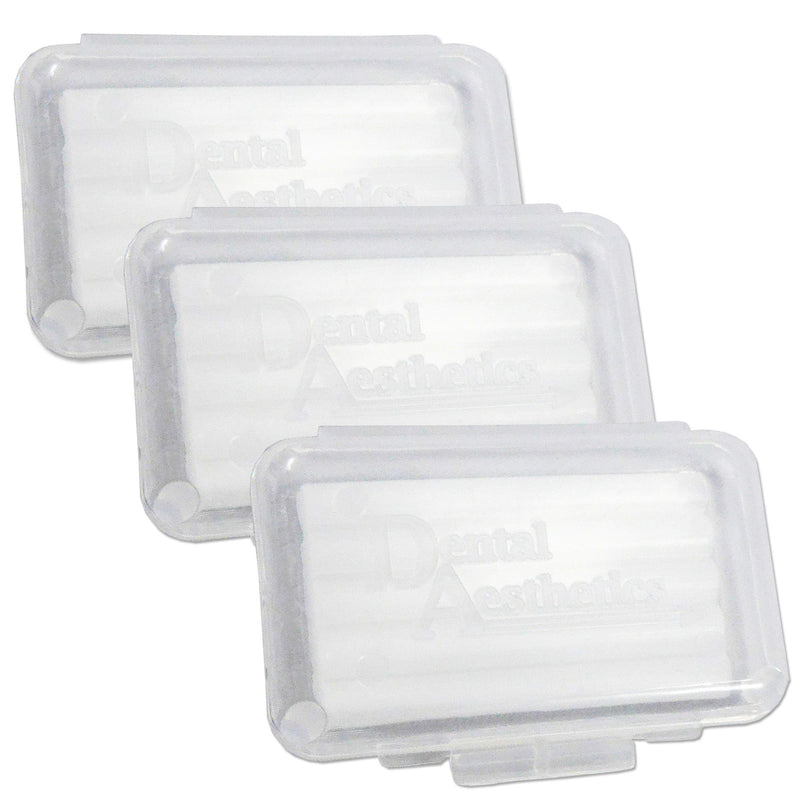 Orthodontic Wax ~ 3 Boxes of 5 Strips ~ Dental Brace Relief Wax