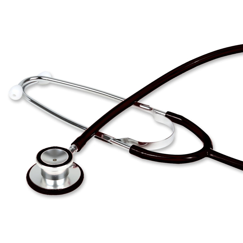 Gima - TRAD double-head stethoscope, adult, Y color black, pavilion Ø 43.5 mm, bell Ø 30 mm external size, latex-free, CE medical product