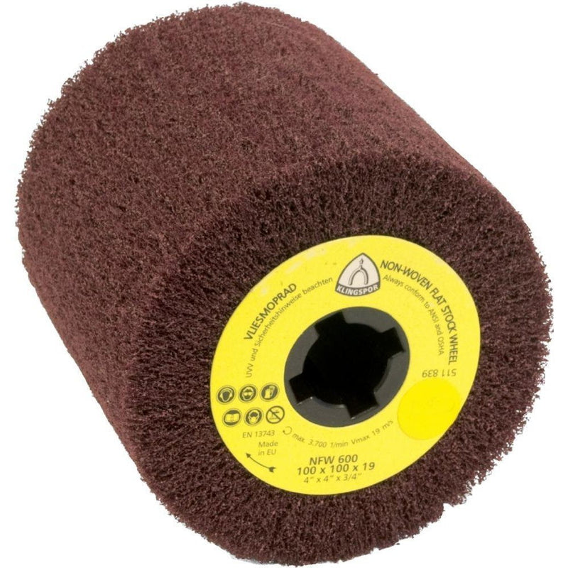 Klingpsor 258896 NFW 600 S, matting roller marron, 100X100X19, Grosso, 1