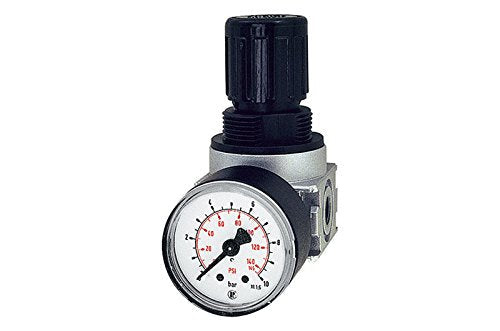RIEGLER 100339-R 05-10 pressure regulator »multifix-mini« incl. Mano, BG 0, G 1/8, 0.5-10 bar, 1 piece