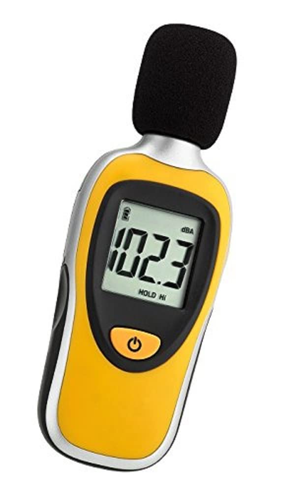 TFA Dostmann Sound Bee sound level meter, simple measurement of sound levels, with frequency evaluation A (dBA)