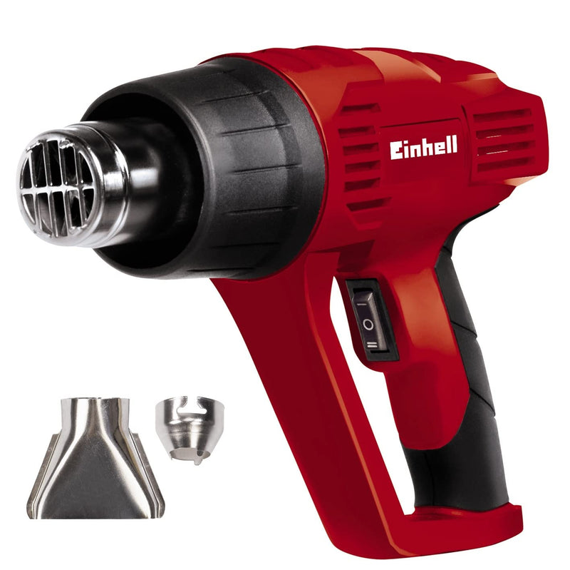 Einhell hot air gun TC-HA 2000/1 (2,000 W, 2 temperature levels 350°C/550°C, 2 power levels, overheating protection, including 2-piece accessories)