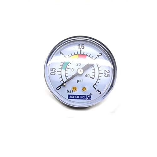 Astralpool pressure gauge, 0.32 cm (1/8 inch), 3 kg/cm²