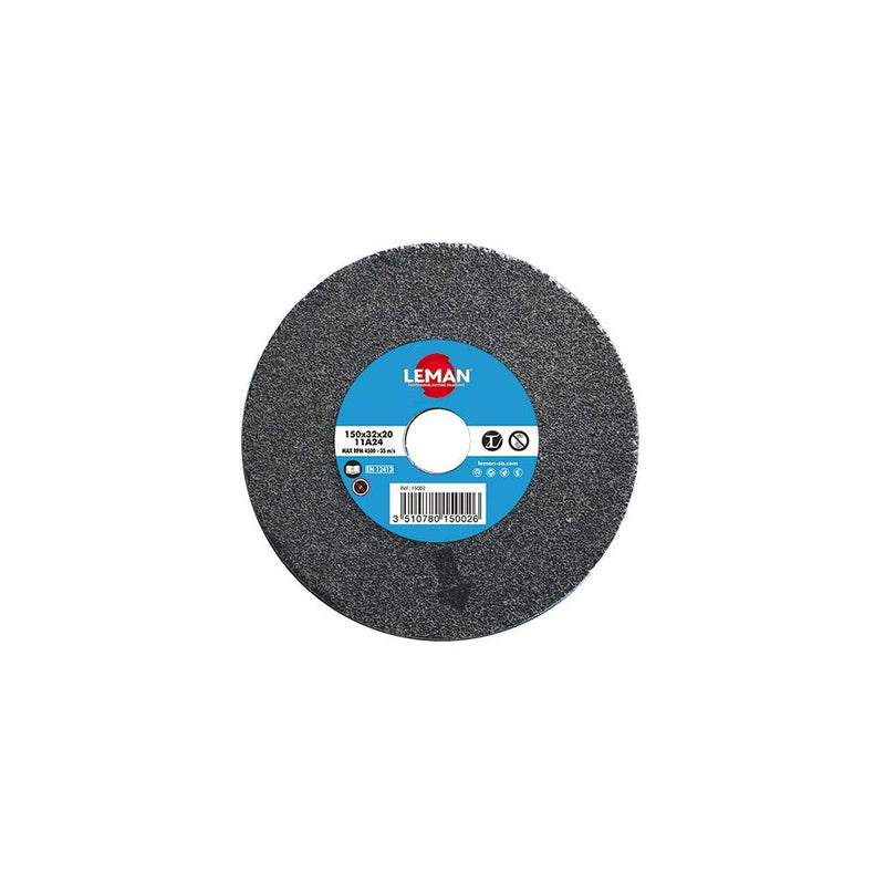 Leman 01993 grinding wheel for double grinder 150 x 32 x 20
