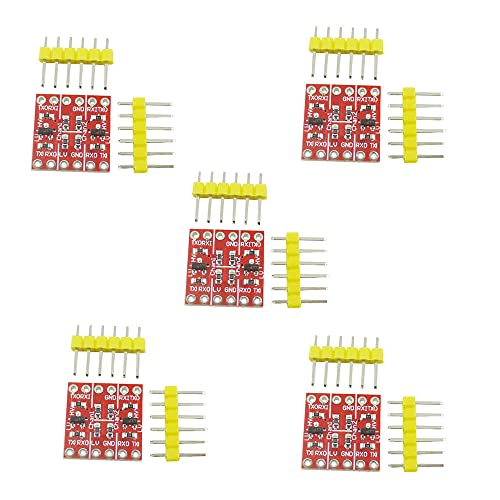 2 Channel IIC I2C Logic Level Converter Bi-directional Conversion Bidirectional Module 3.3V to 5V Switch Pack of 5