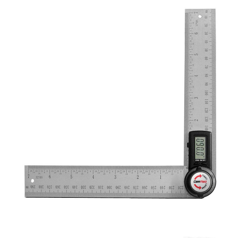 Gemred gemred 82305 digital angle finder 7-inch protractor stainless steel