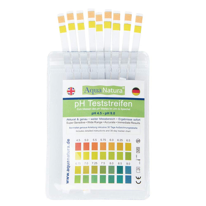 pH Test Strips Urine & Saliva (Pack of 25) Check Your Acid-Base Balance via Saliva or Urine