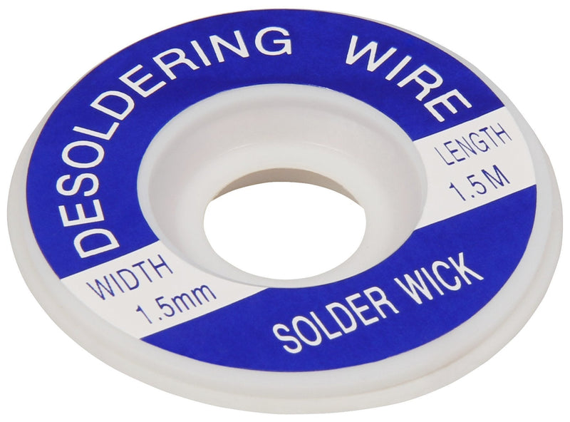 MC POWER - desoldering braid | 1.5mm wide, 1.5m long