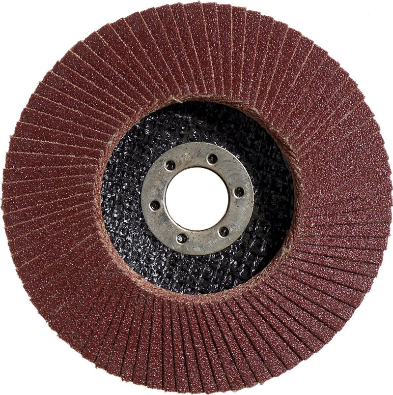 Bosch 2608603715 K120 Flap Disc for Metal, 0 V, Black/Red, 115 mm 120