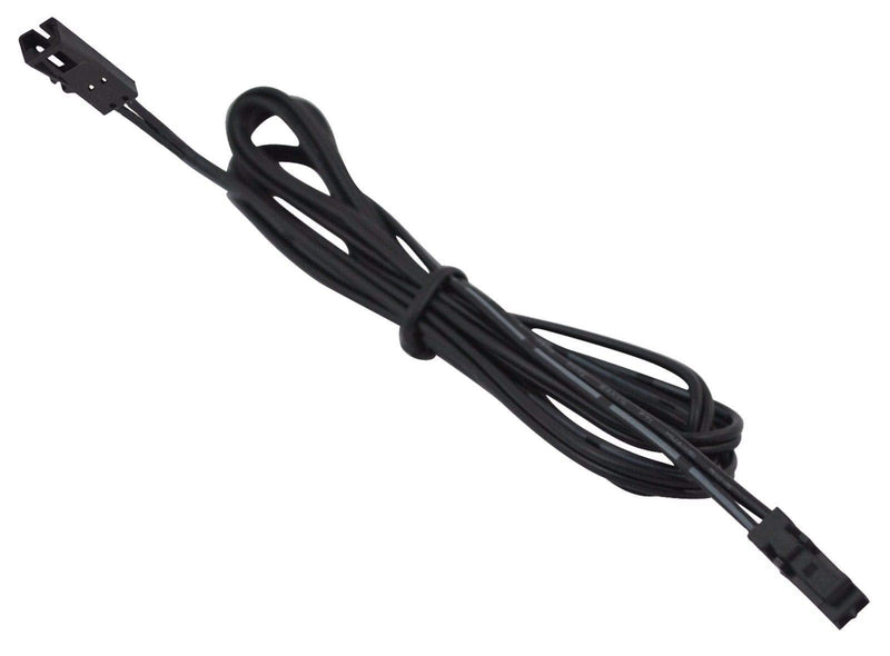 LED MINI plug extension cable 2m for surface-mounted kitchen light black