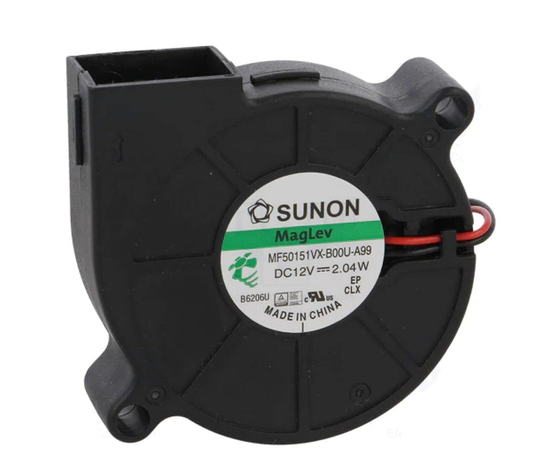 Sunon radial fan 50x50x15mm MF50151VX-A99 DC 12V 6000 rpm 42dBA vapor bearing 2 strands