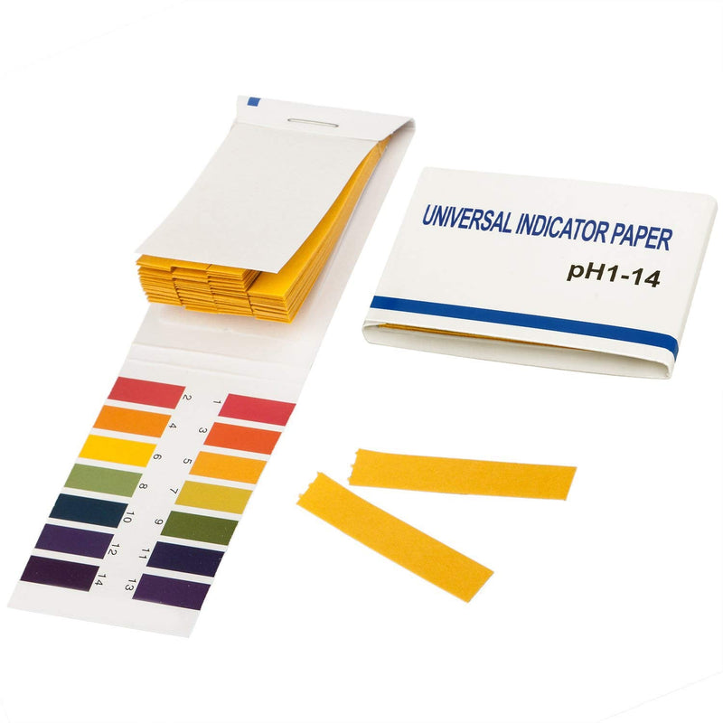 TRIXES litmus paper with a pH range of 1-14, pack of 80 test strips (paper)