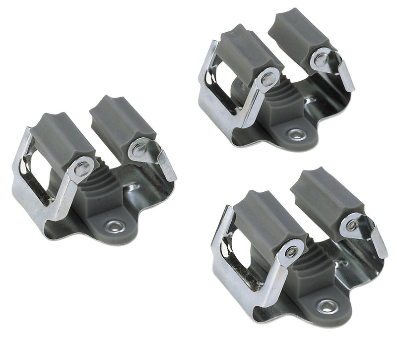 Meister tool holder - 3 pieces, loose - high-quality spring steel - easy to assemble / wall holder / tool holder / garden tool holder / quick release / Klemmfix / 9952600