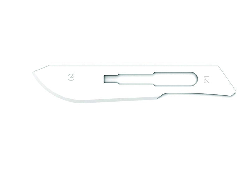 Gima Carbon Steel Blades, N21, Sterile (Pack of 100), scalpel blade