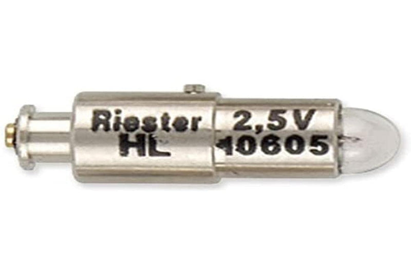 Riester 10605 pack of 6 XL 2.5V lamps, for ophthalmoscope ri-scope L1, L2, L3, e-scope and ri-derma