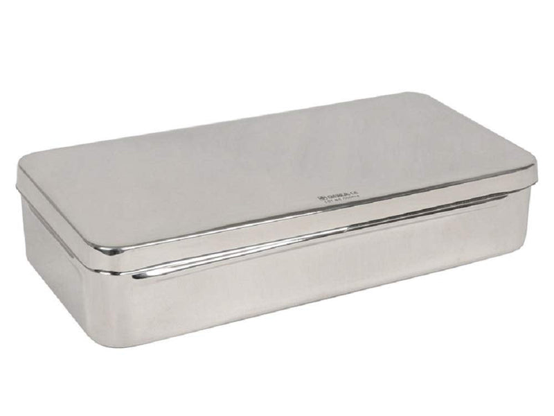 GIMA 26671 stainless steel box with handle, 30 cm x 15 cm x 6 cm
