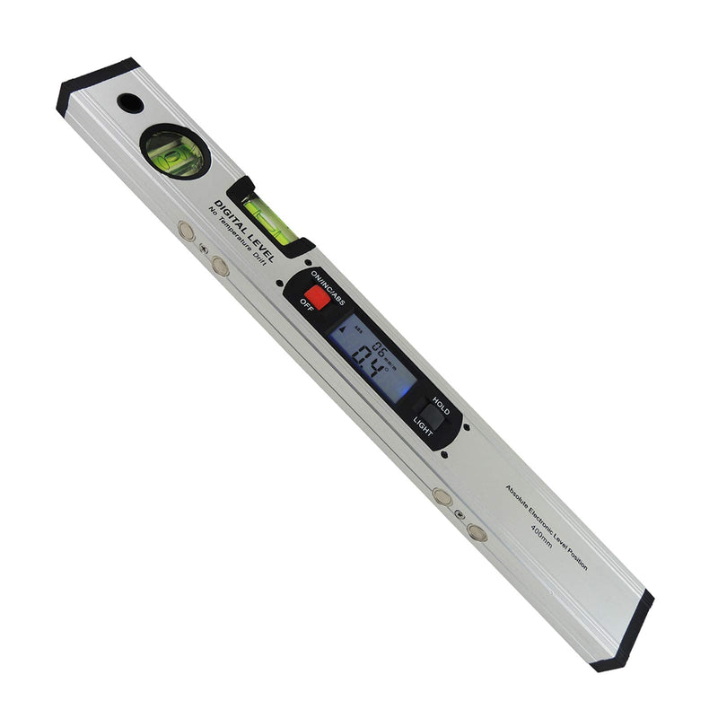 Protractor Ruler Tool Gauge Spirit Level 42cm 420mm 16.5" Long Digital Inclinometer Protactor with Magnetic Base Protractor