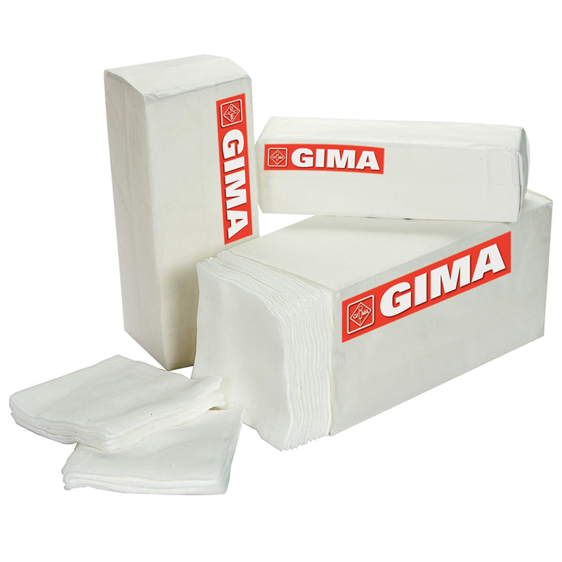 GIMA 35012 fleece sponge, 4-ply, size: 10 cm x 10 cm (1000 pieces)
