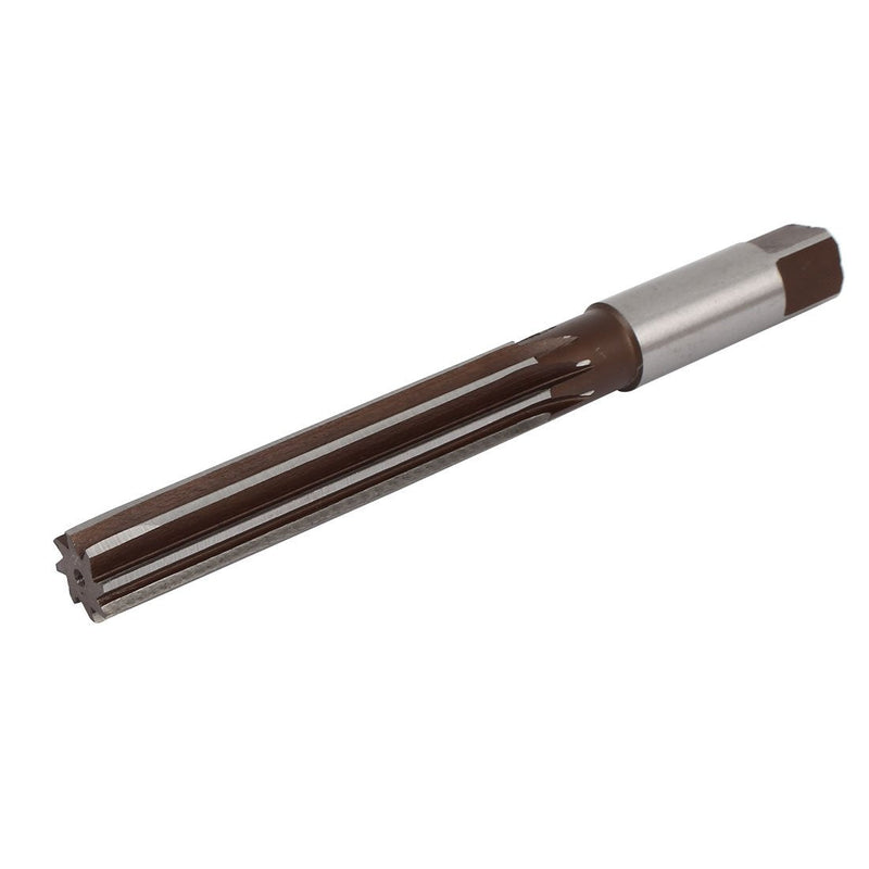 sourcing map 18mm cutting diameter 8 flutes straight shank tool steel hand reamer 175mm long de 175mm