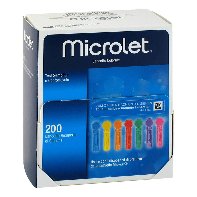 Microlet lancets colored