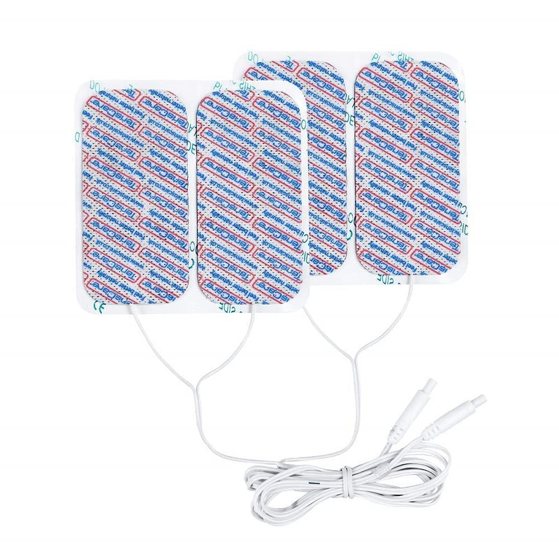 TensCare E-Cm50100-Pm E-Cm50100 - Perfect Mamatens replacement electrodes new (4 pieces), high-quality self-adhesive electrodes, pre-gelled and reusable - 50mm x 100mm, electrodes for Perfect mama+ and Perfect mamaTENS