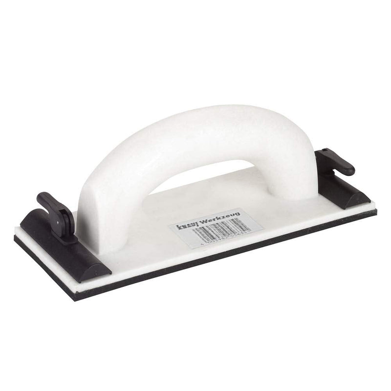 Knauf Hand Sander for Plasterboard - Drywall Sander for Smoothing and Sanding Plaster Panels and Drywall Walls 24cm x 8cm with Replaceable Grinding Grid Single