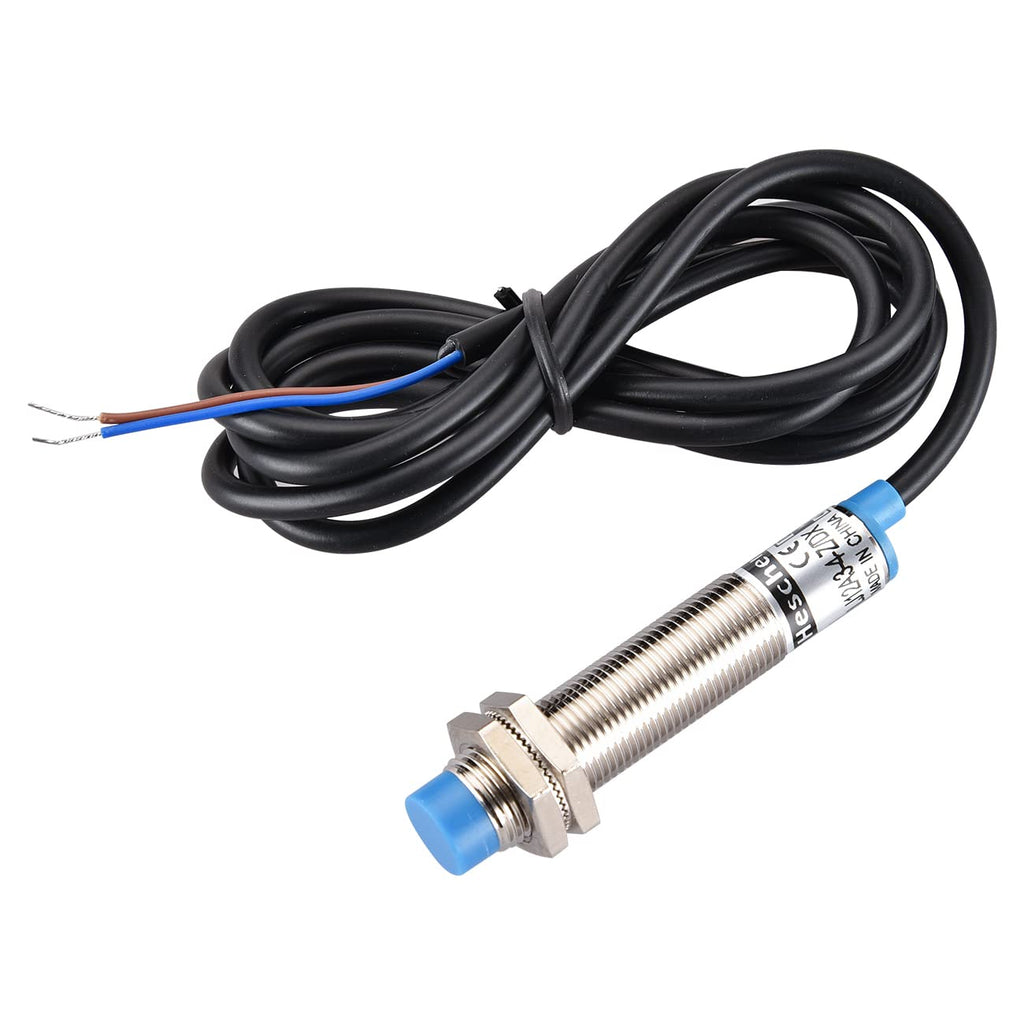 Heschen Inductive Proximity Switch Sensor Switch LJ12A3-4-Z/DX Detector 4mm 10-30VDC 200mA NPN Normally Closed (NC) 2 Wire