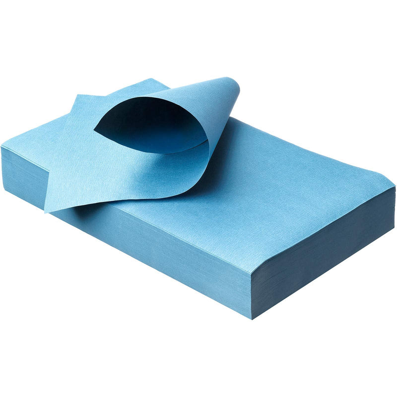 Wellsamed tray paper, tray filter paper, paper inserts, tray pad, 250 sheets, 18 x 28 cm, blue